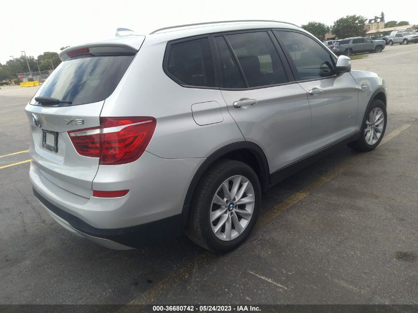 2016 BMW X3 SDRIVE28I - 5UXWZ7C59G0R32514