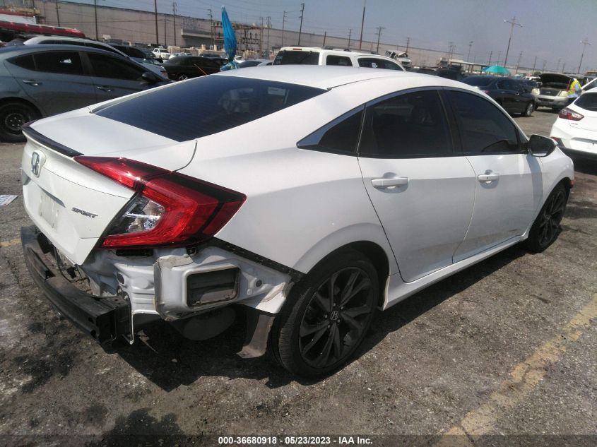2020 HONDA CIVIC SEDAN SPORT - 19XFC2F81LE207549