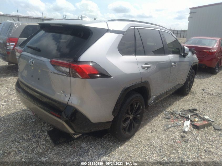 2022 TOYOTA RAV4 HYBRID SE - JTM16RFV4ND058624