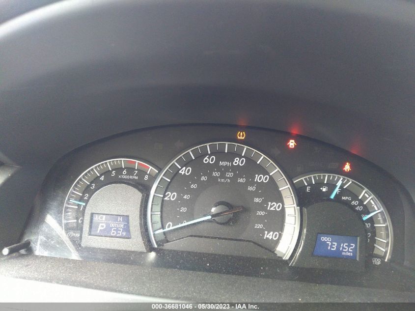 2013 TOYOTA CAMRY L/LE/SE/XLE - 4T1BF1FK0DU286626