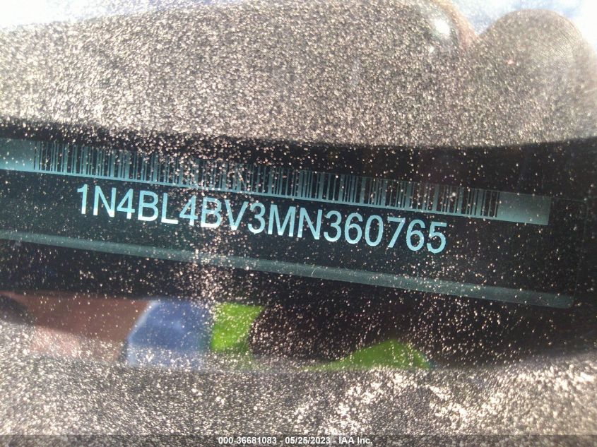 2021 NISSAN ALTIMA 2.5 S - 1N4BL4BV3MN360765