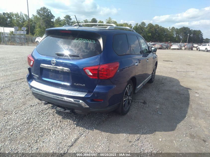 2018 NISSAN PATHFINDER PLATINUM - 5N1DR2MN1JC608386