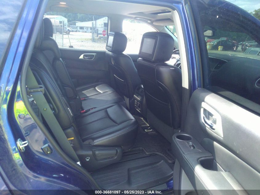 2018 NISSAN PATHFINDER PLATINUM - 5N1DR2MN1JC608386