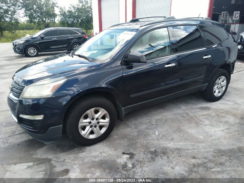 2015 CHEVROLET TRAVERSE LS - 1GNKRFKD5FJ113812