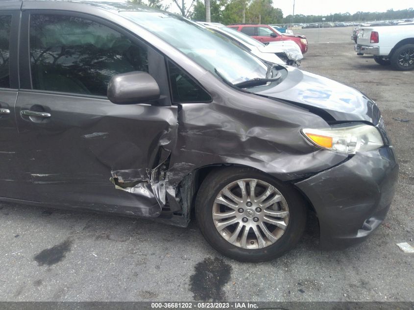 2015 TOYOTA SIENNA XLE/XLE AAS/LTD - 5TDYK3DC6FS581433