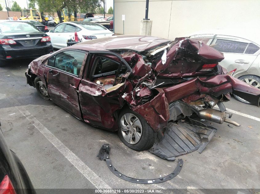 2015 HONDA CIVIC SEDAN LX - 2HGFB2F56FH548772
