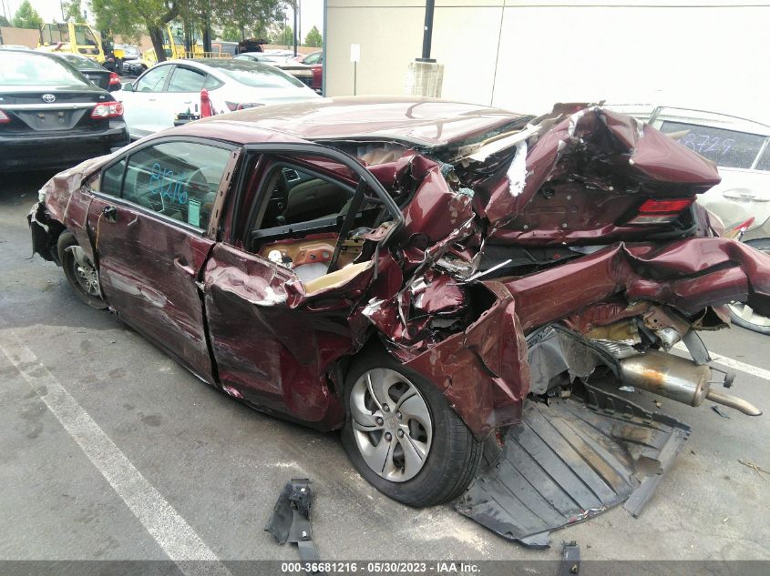2015 HONDA CIVIC SEDAN LX - 2HGFB2F56FH548772