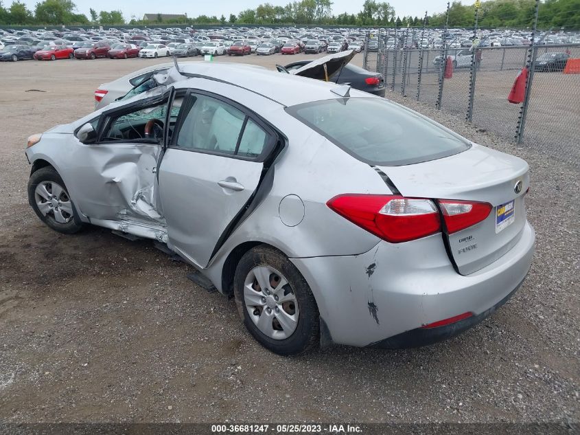 2016 KIA FORTE LX - KNAFK4A66G5554426