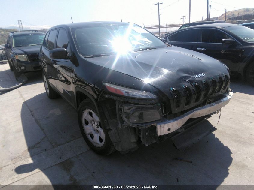 2016 JEEP CHEROKEE SPORT - 1C4PJMAB3GW102418