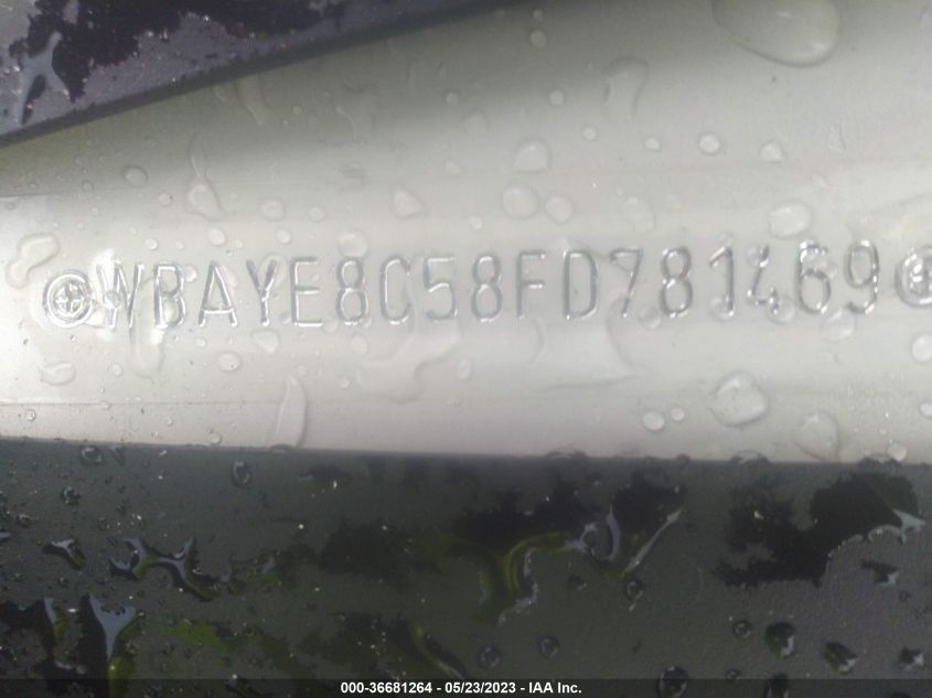 2015 BMW 7 SERIES 750LI/ALPINA B7 - WBAYE8C58FD781469