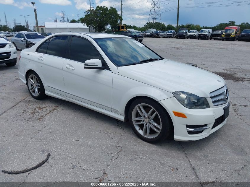 2013 MERCEDES-BENZ C-CLASS C 250 - WDDGF4HB1DA806994