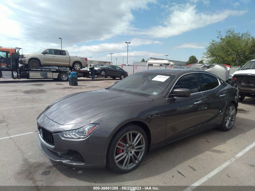 2016 MASERATI GHIBLI S Q4 ZAM57RTA1G1167736