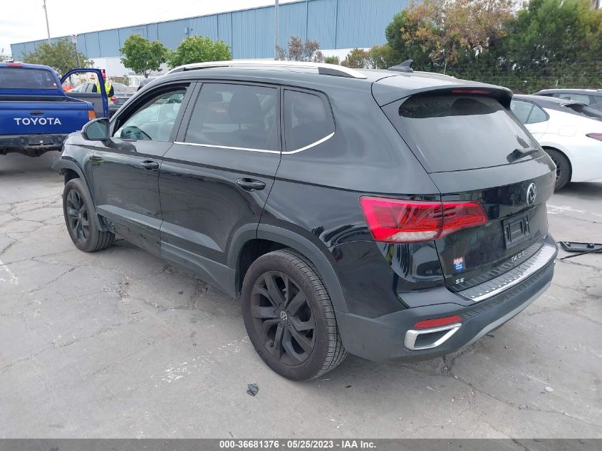 2022 VOLKSWAGEN TAOS SE - 3VVLX7B24NM050826