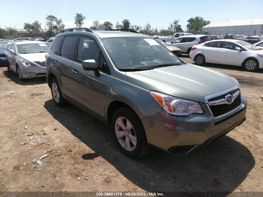 2016 SUBARU FORESTER 2.5I PREMIUM - JF2SJADC8GH527393