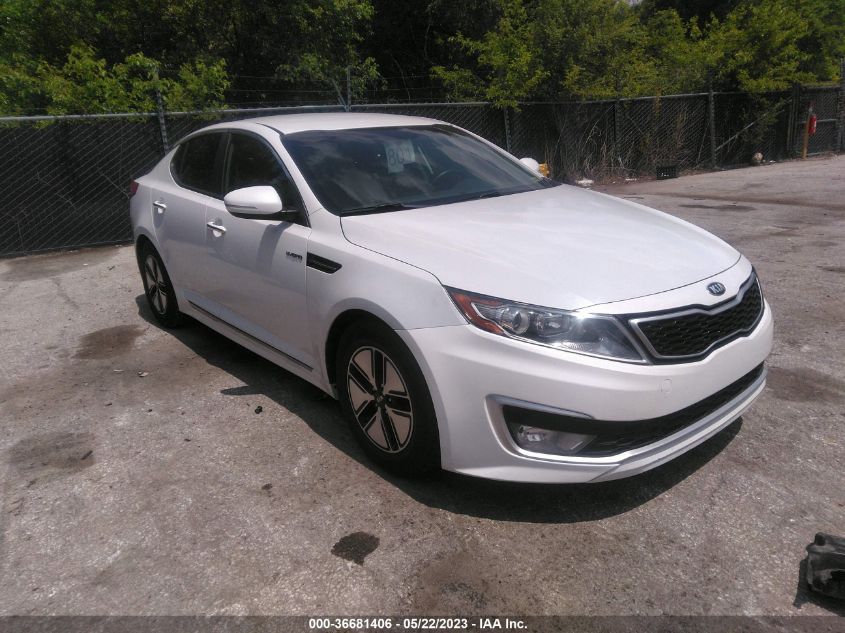 2013 KIA OPTIMA HYBRID LX - KNAGM4AD6D5056378