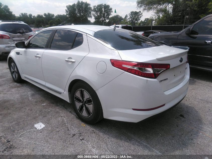 2013 KIA OPTIMA HYBRID LX - KNAGM4AD6D5056378