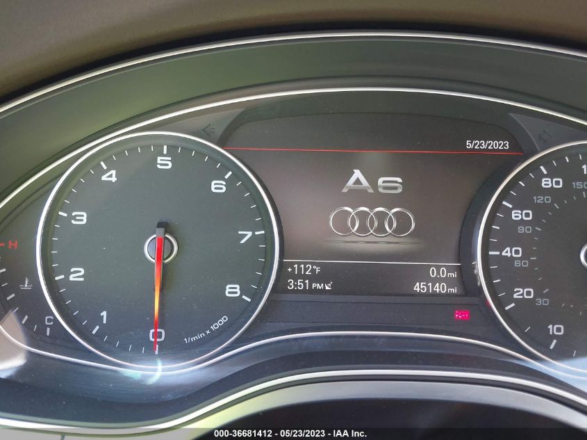 2013 AUDI A6 3.0T PREMIUM PLUS - WAUGGAFC0DN051912
