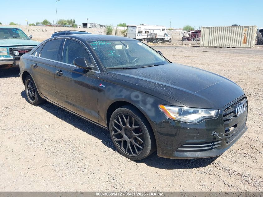 2013 AUDI A6 3.0T PREMIUM PLUS - WAUGGAFC0DN051912