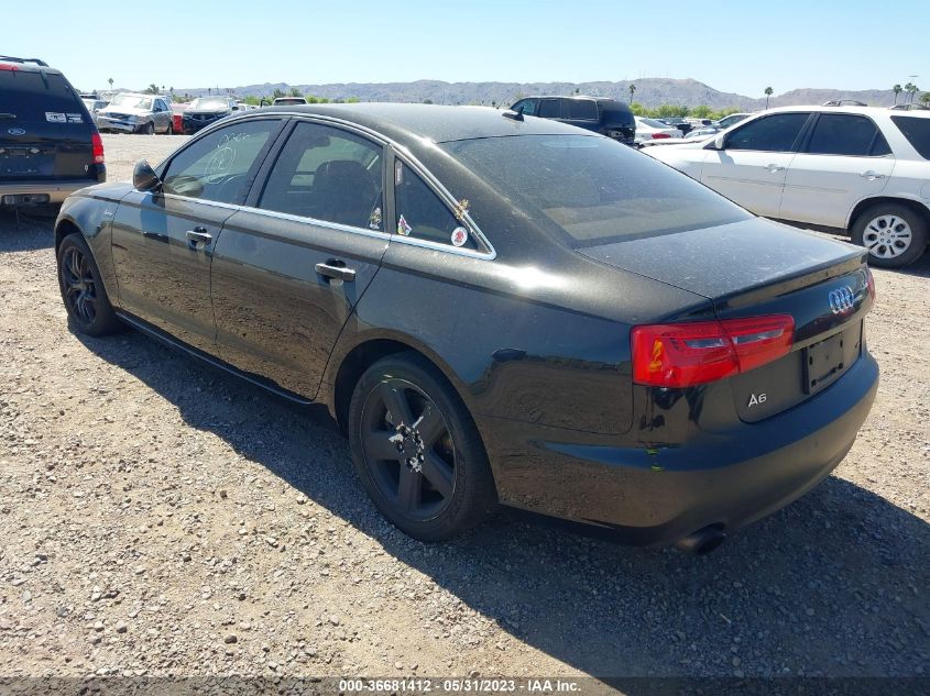 2013 AUDI A6 3.0T PREMIUM PLUS - WAUGGAFC0DN051912
