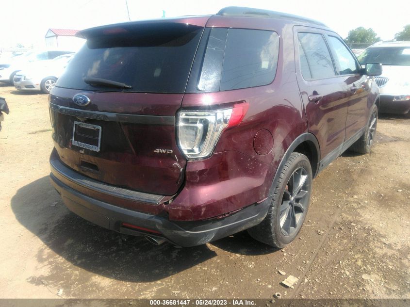 2018 FORD EXPLORER XLT - 1FM5K8D81JGA77592
