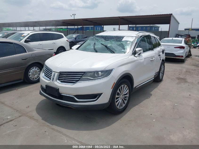2016 LINCOLN MKX SELECT - 2LMTJ6KR2GBL79486