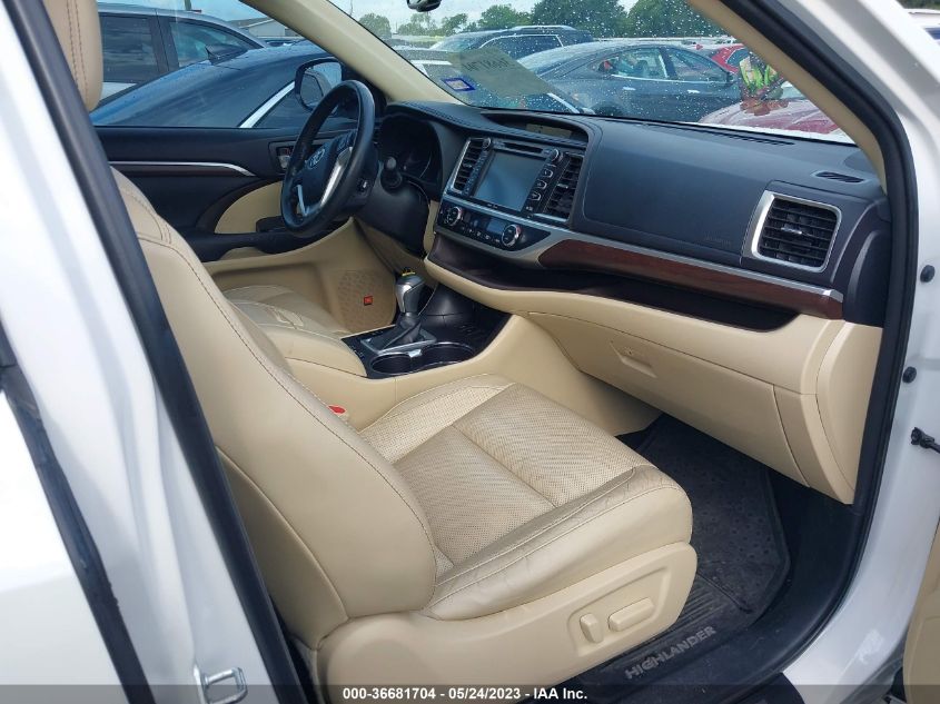 2015 TOYOTA HIGHLANDER LIMITED - 5TDYKRFHXFS087006