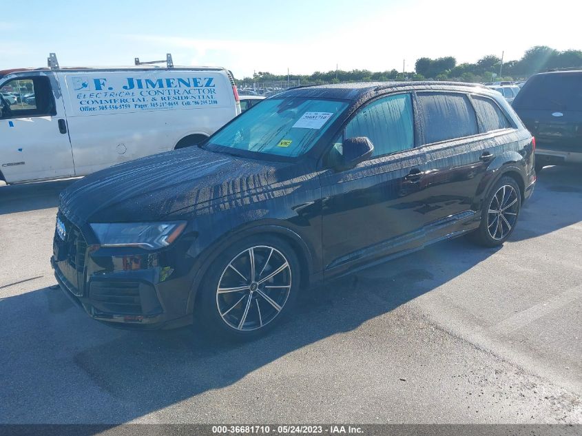 2021 AUDI Q7 PRESTIGE - WA1VXAF77MD019150