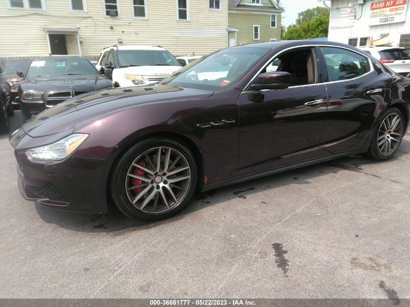 2014 MASERATI GHIBLI S Q4 ZAM57RTA2E1083664