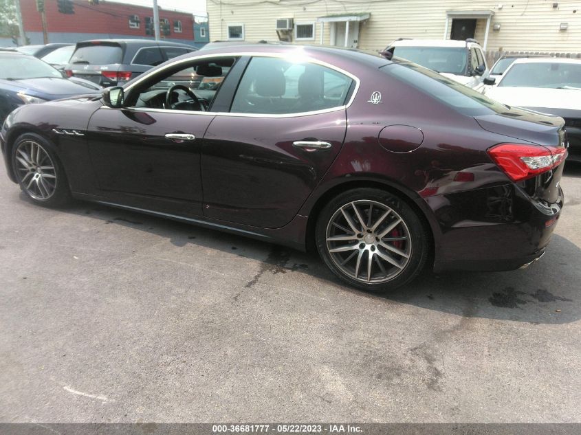 2014 MASERATI GHIBLI S Q4 ZAM57RTA2E1083664