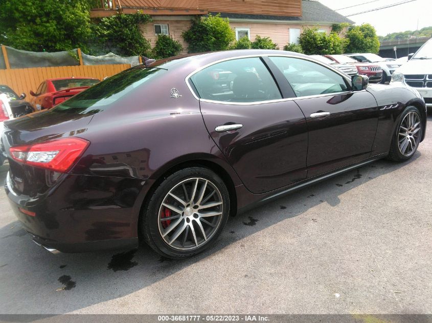 2014 MASERATI GHIBLI S Q4 ZAM57RTA2E1083664