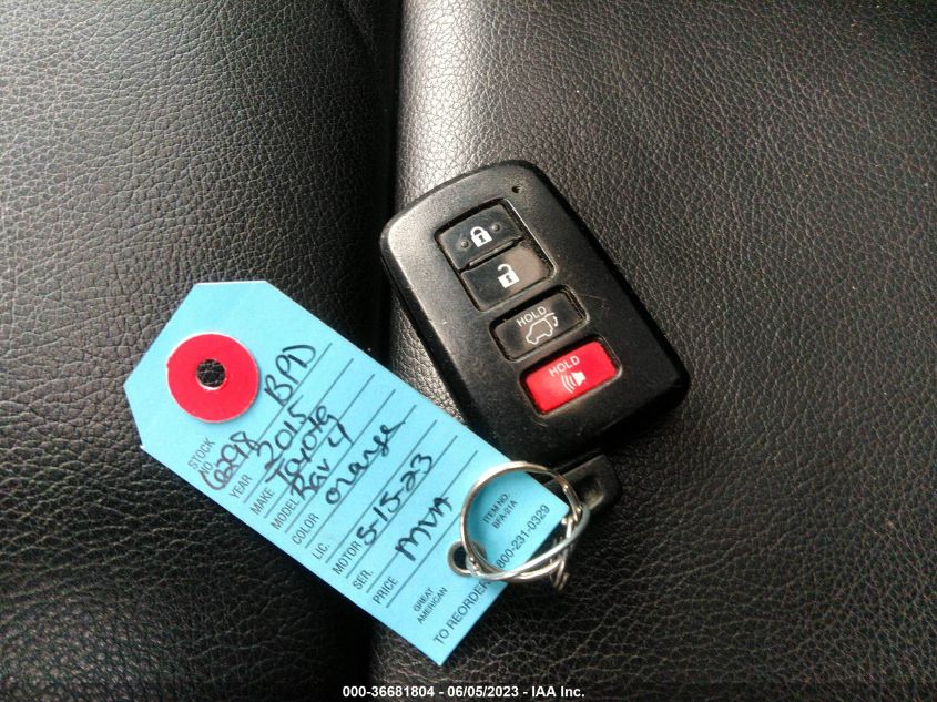 2015 TOYOTA RAV4 LIMITED - 2T3DFREV7FW408878