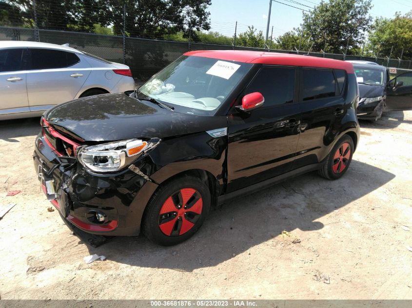 2016 KIA SOUL EV + KNDJX3AE7G7012451