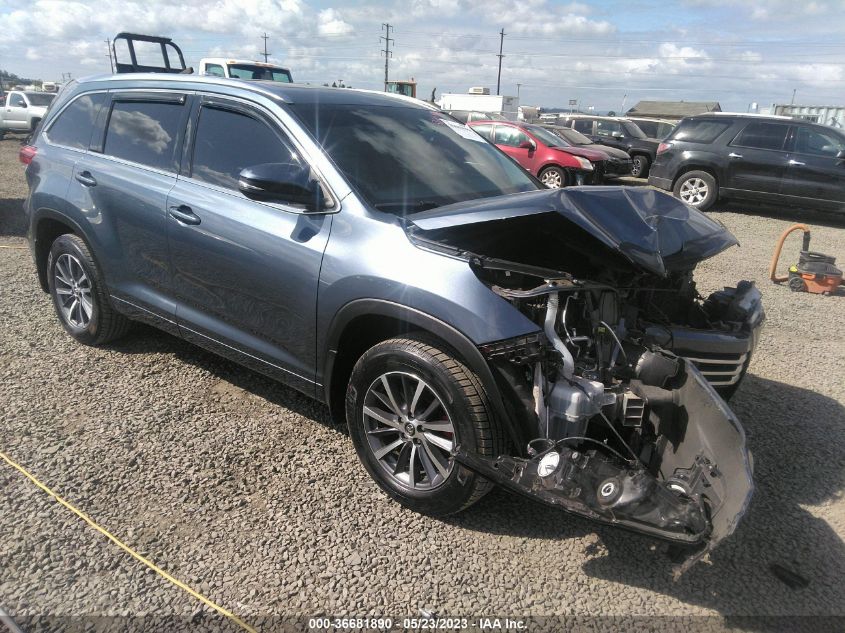 2018 TOYOTA HIGHLANDER XLE - 5TDJZRFH7JS490236