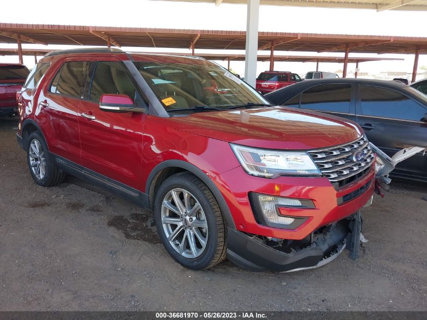 2017 FORD EXPLORER LIMITED - 1FM5K7F86HGD90333