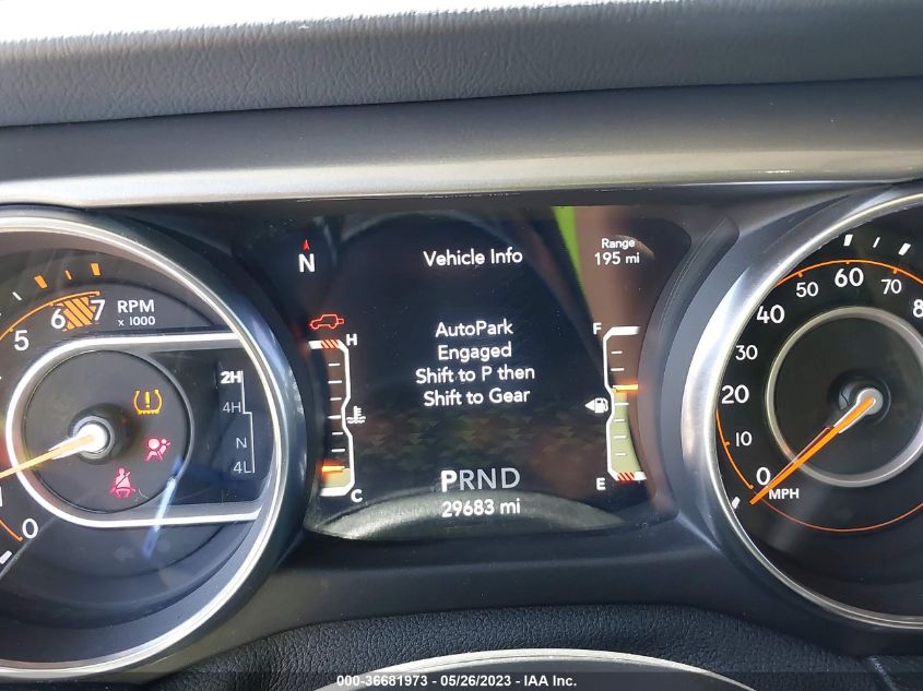 2019 JEEP WRANGLER UNLIMITED SAHARA - 1C4HJXEN4KW687206