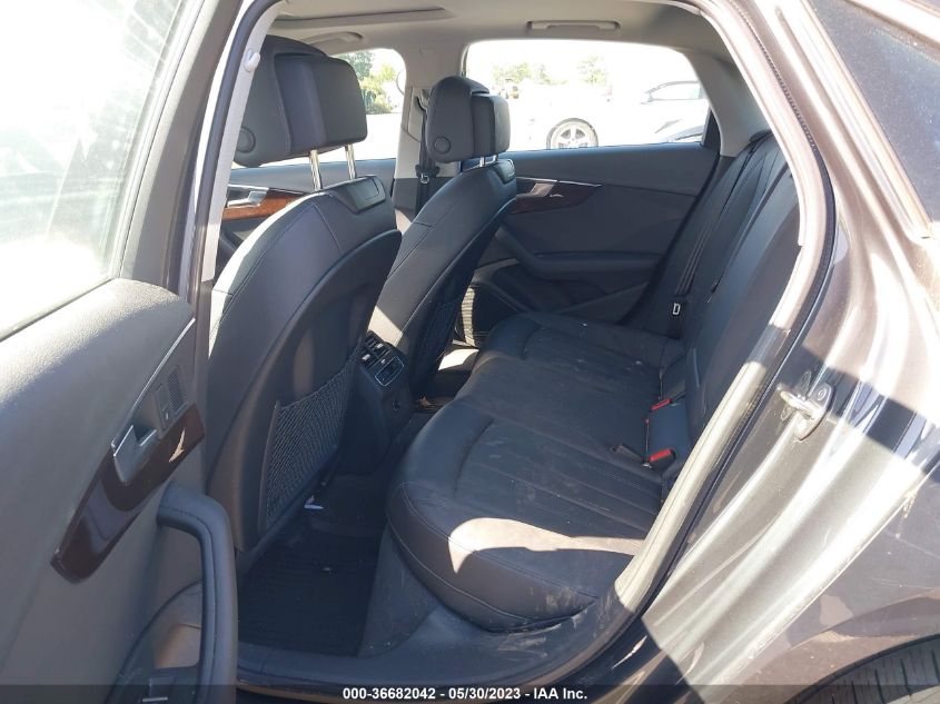 2018 AUDI A4 PREMIUM PLUS - WAUENAF48JA199962