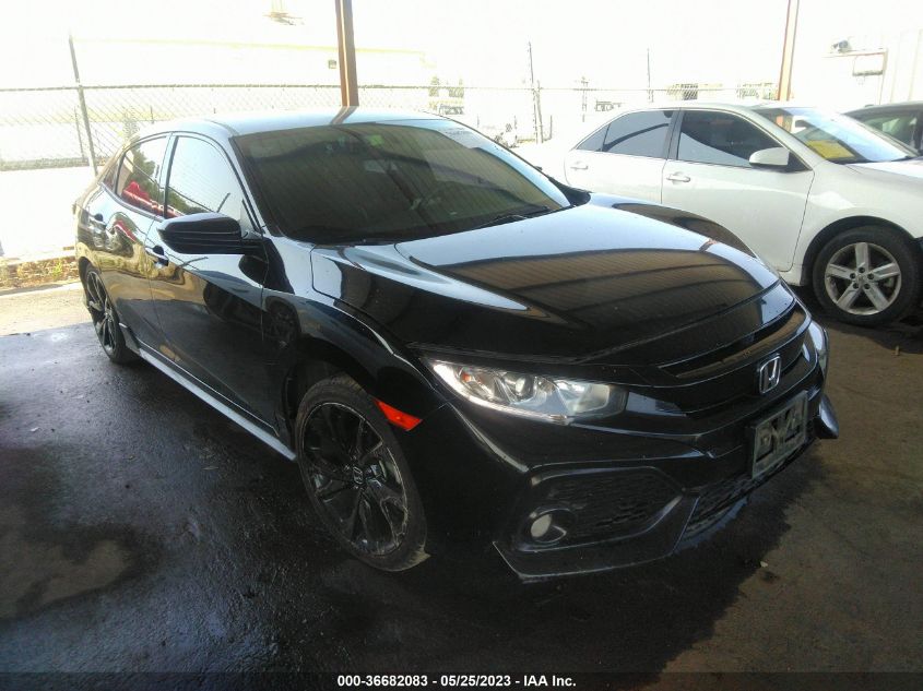 2018 HONDA CIVIC HATCHBACK SPORT - SHHFK7H46JU432307