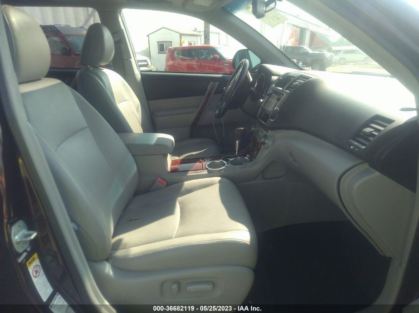 2013 TOYOTA HIGHLANDER LIMITED - 5TDDK3EH1DS243959