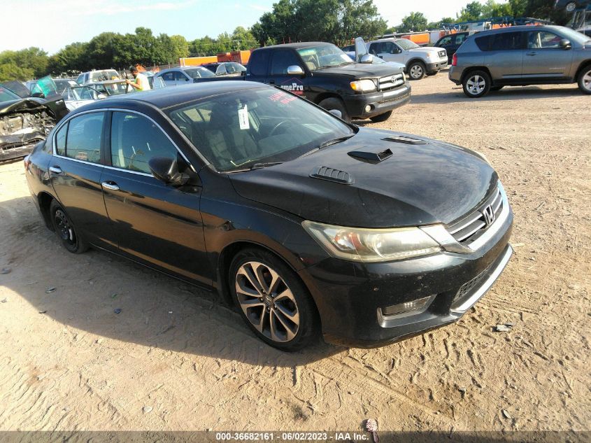 2014 HONDA ACCORD SEDAN SPORT - 1HGCR2F58EA282327