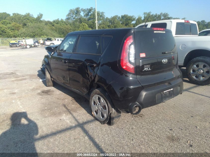 2015 KIA SOUL BASE - KNDJN2A26F7208241
