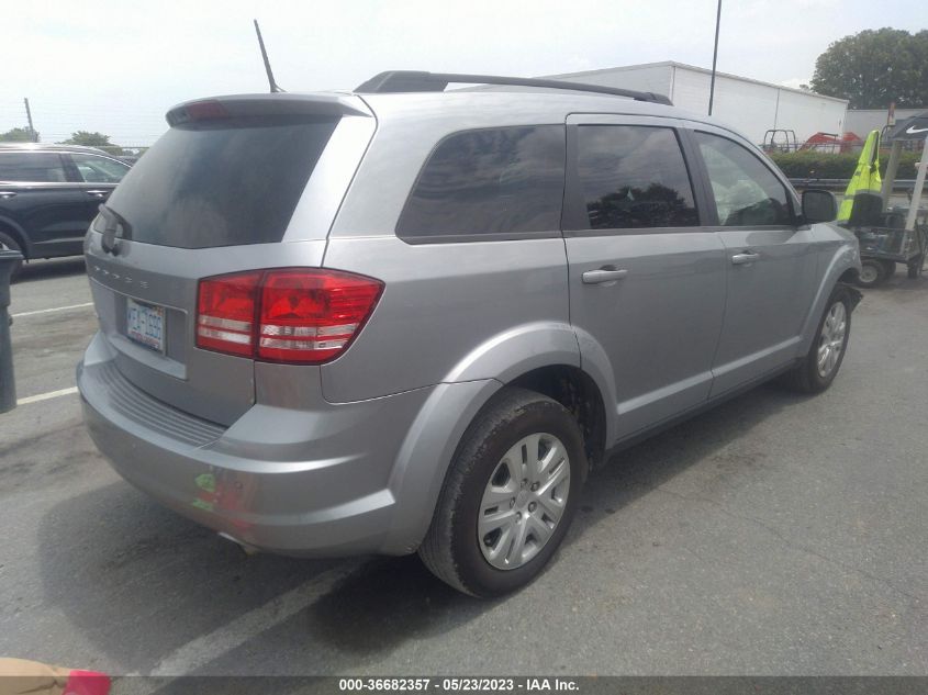 2020 DODGE JOURNEY SE VALUE - 3C4PDCAB3LT281030