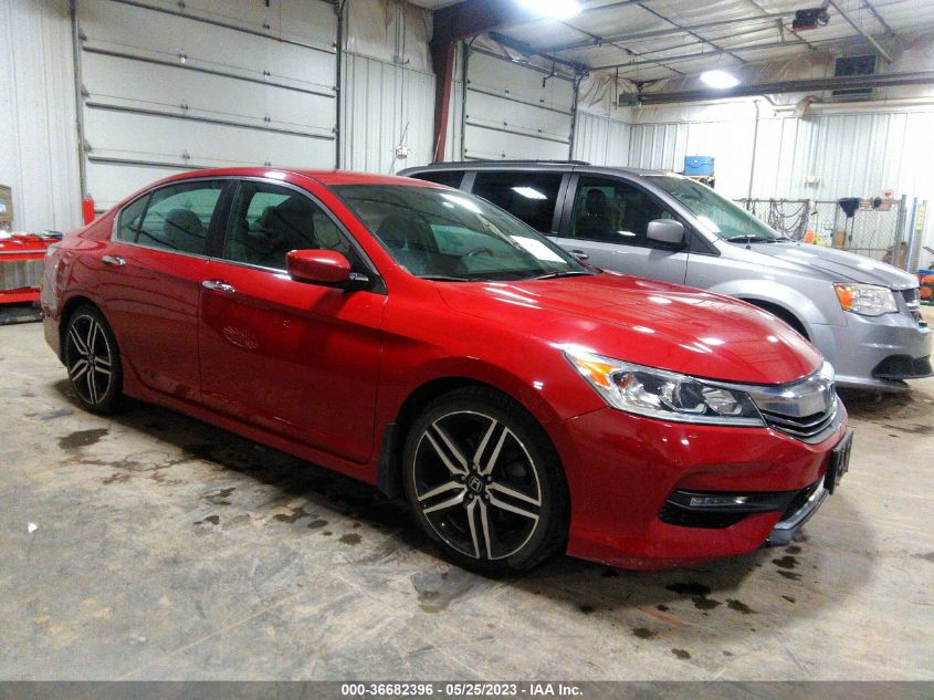 2016 HONDA ACCORD SEDAN SPORT - 1HGCR2F53GA096648