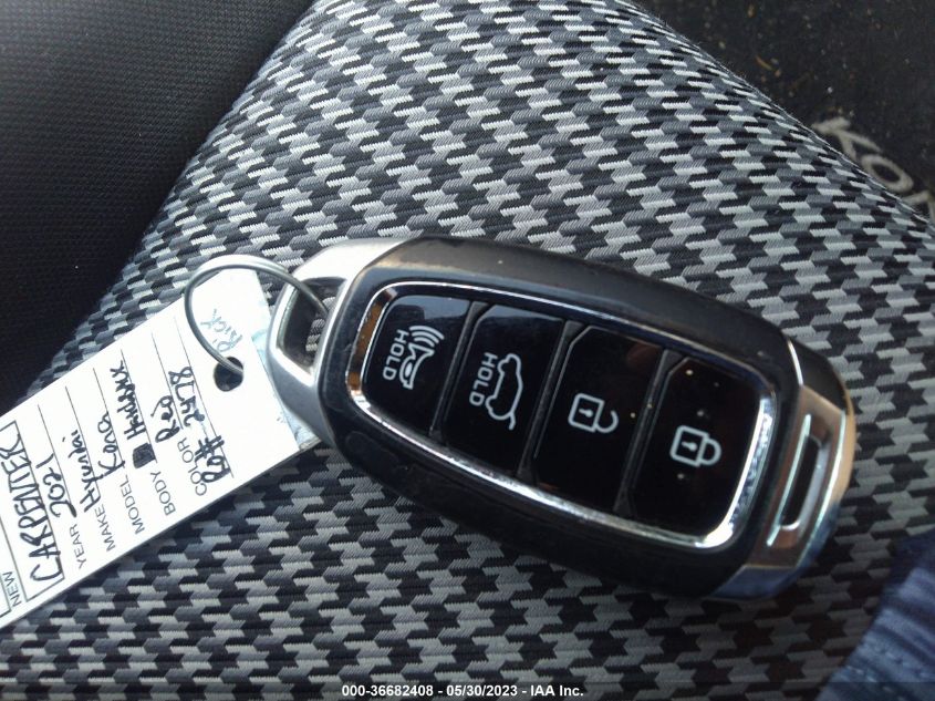 2021 HYUNDAI KONA SEL - KM8K22AA2MU738088