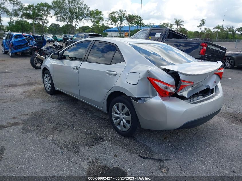 2014 TOYOTA COROLLA L/LE/S/S PLUS/LE PLUS - 2T1BURHE5EC053145