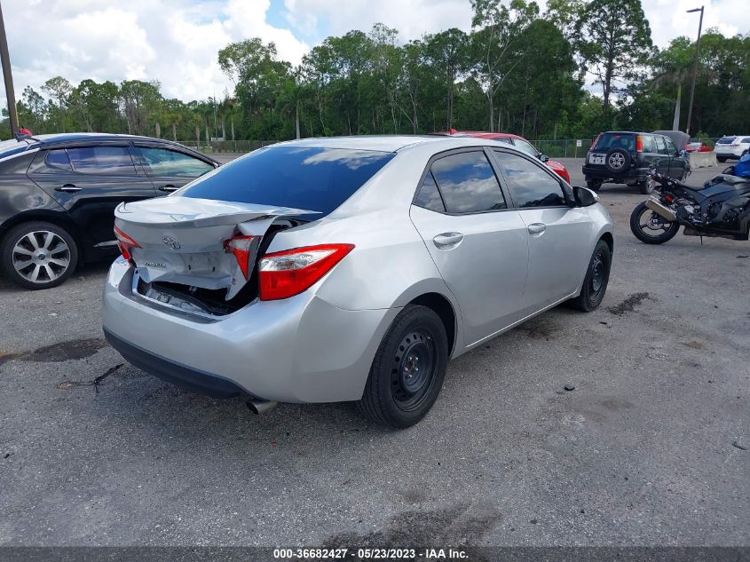 2014 TOYOTA COROLLA L/LE/S/S PLUS/LE PLUS - 2T1BURHE5EC053145