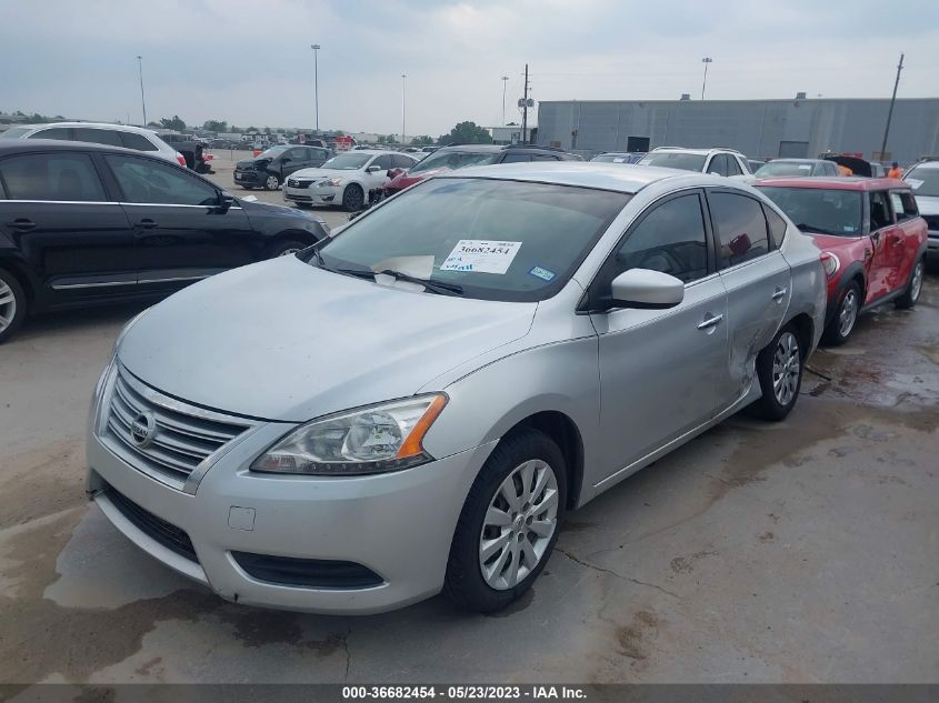 2015 NISSAN SENTRA S - 3N1AB7AP2FY330291