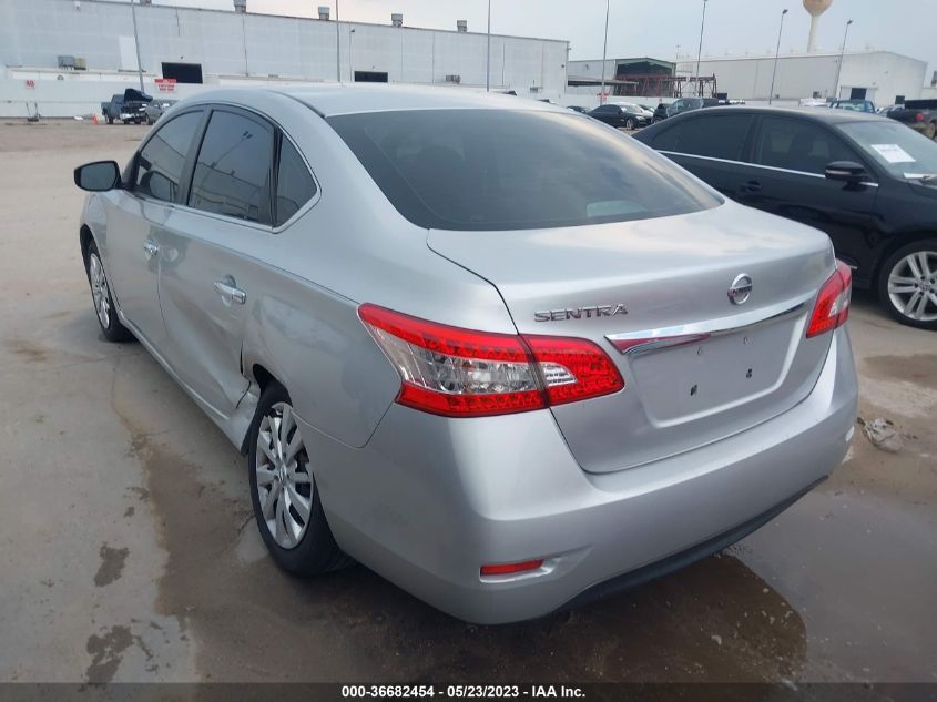 2015 NISSAN SENTRA S - 3N1AB7AP2FY330291