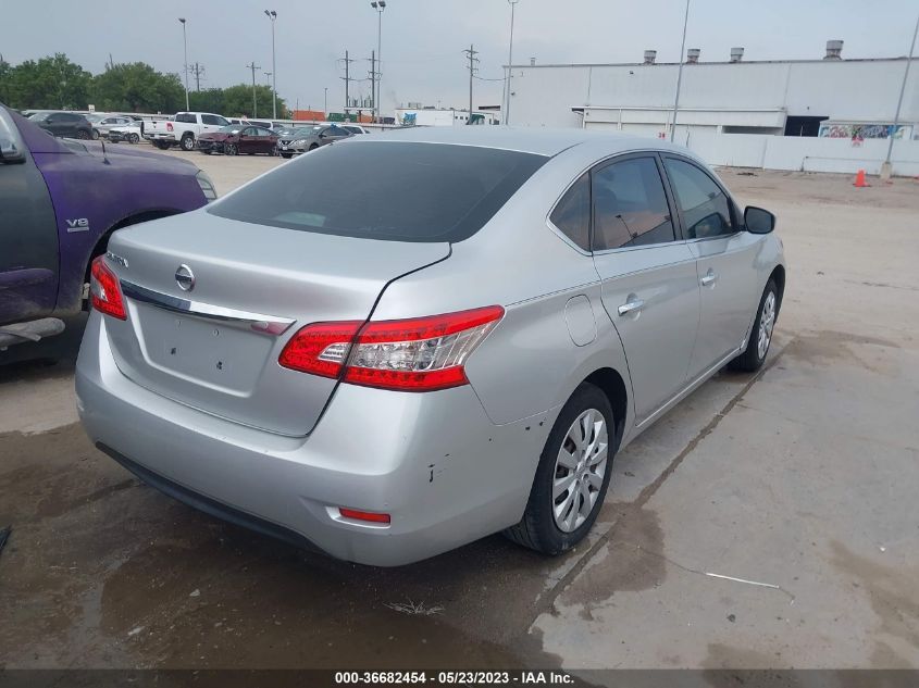 2015 NISSAN SENTRA S - 3N1AB7AP2FY330291