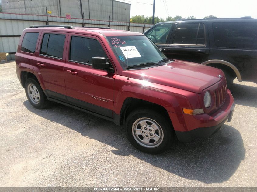 2016 JEEP PATRIOT SPORT - 1C4NJPBB6GD682198