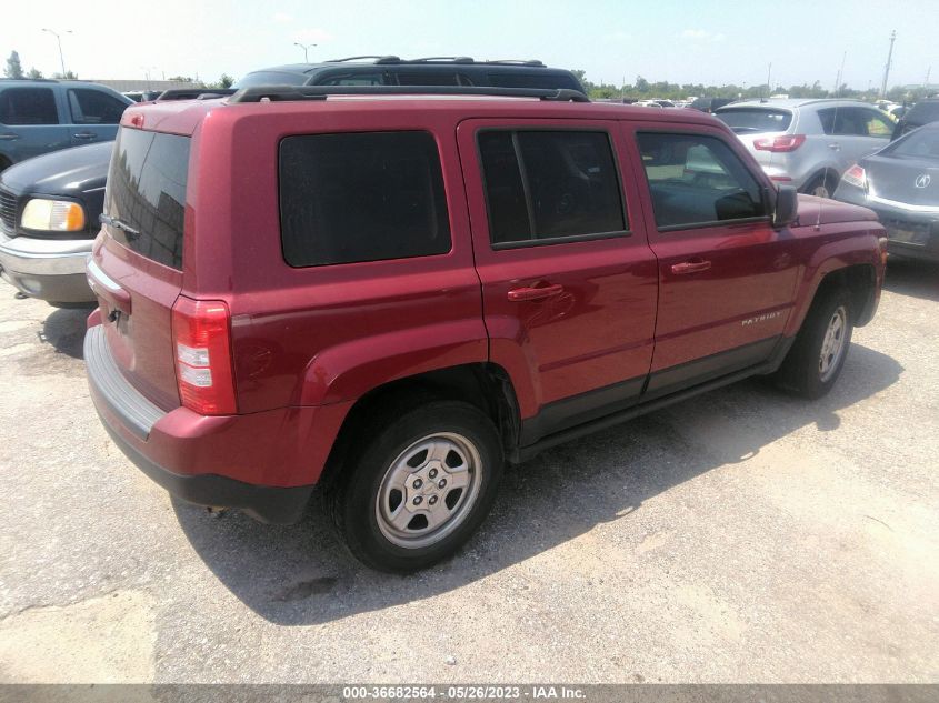 2016 JEEP PATRIOT SPORT - 1C4NJPBB6GD682198